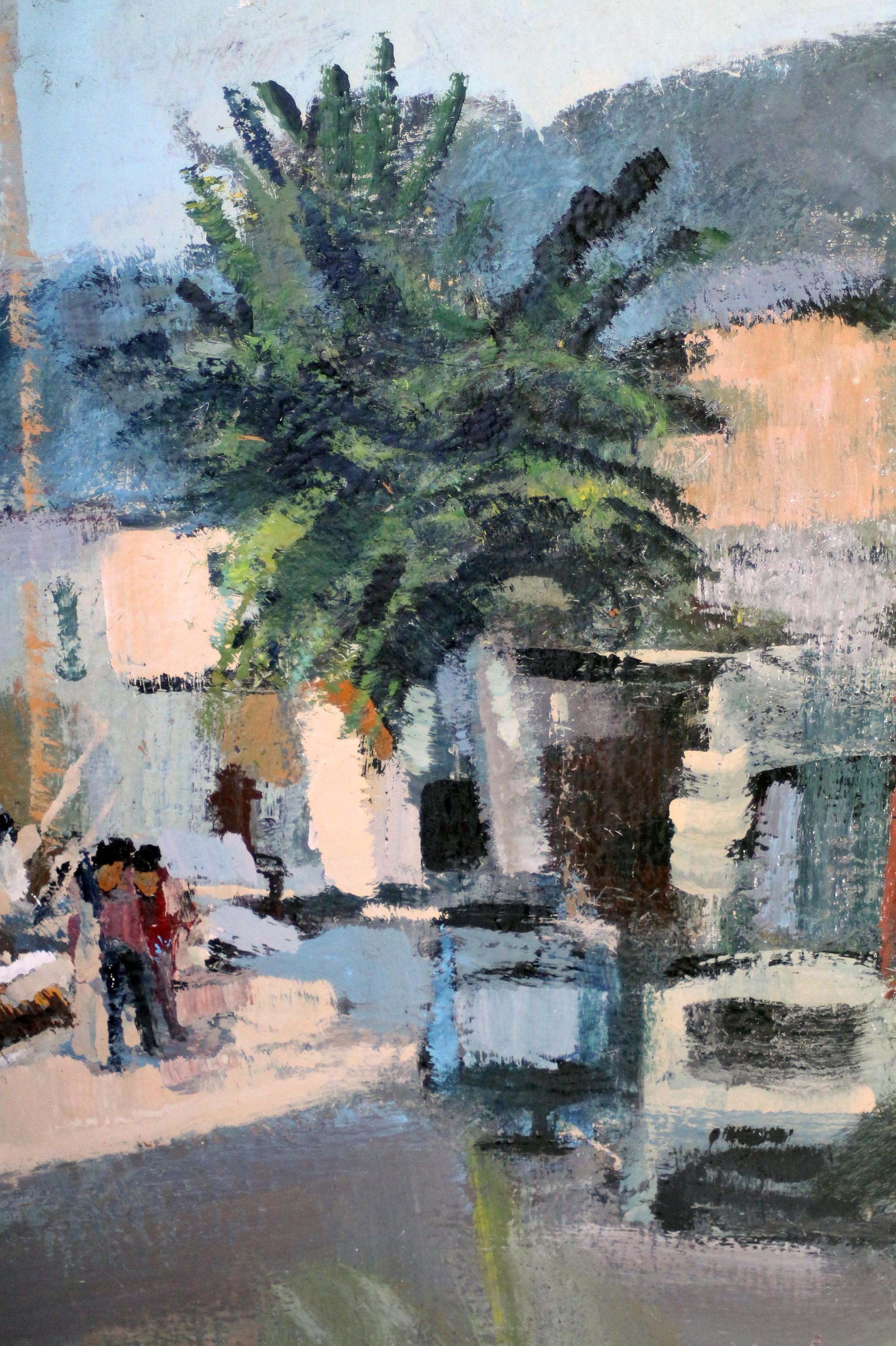 Edoardo Krumm (italiano  1916-1993) dipinto ad olio originale (50x70cm) firmato in vendita 2