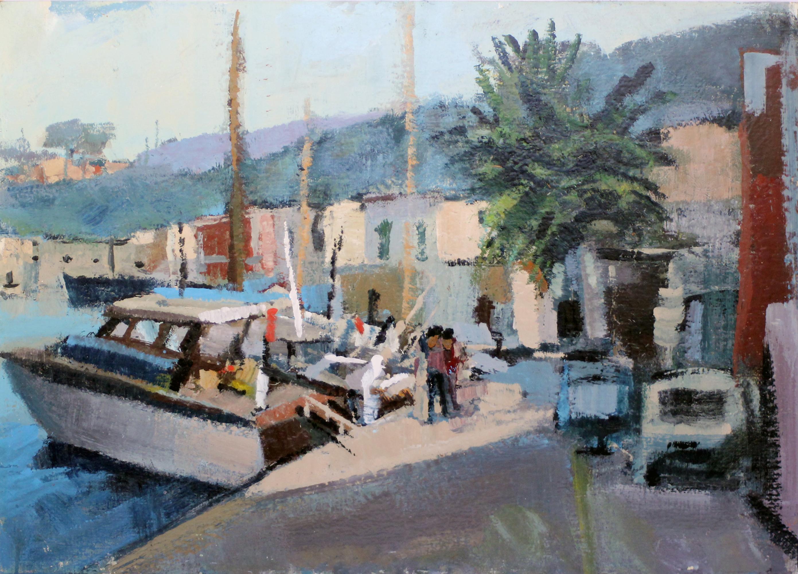Edoardo Krumm (italien  1916-1993) peinture à l'huile originale (50x70cm) signée  en vente 7