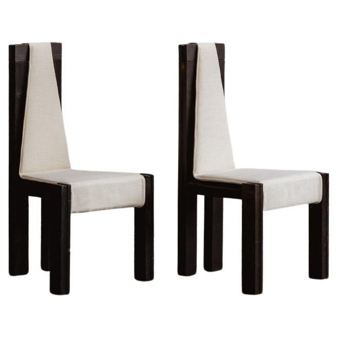 Edoardo Landi "540" Dining Chairs for Nikol International, 1973, Set of 2