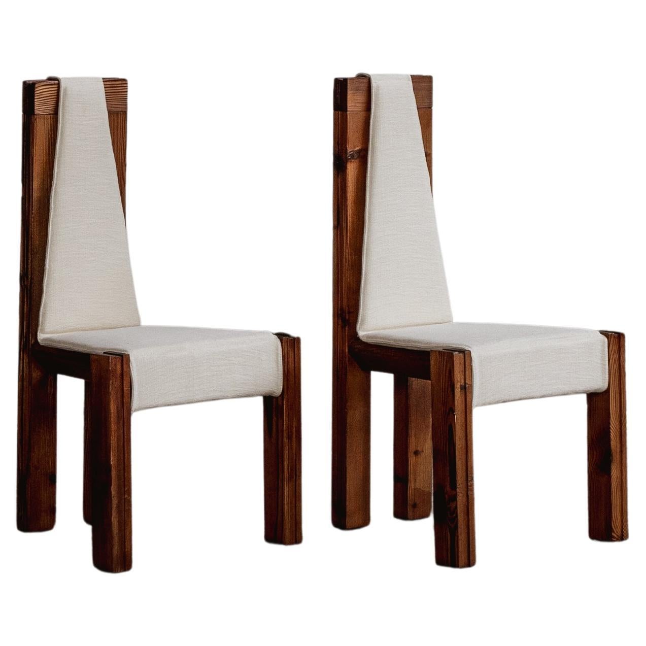 Edoardo Landi "540" Dining Chairs for Nikol International, 1973, Set of 2