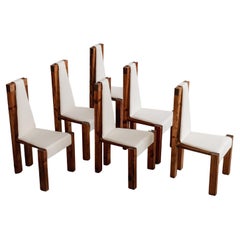Edoardo Landi "540" Dining Chairs for Nikol International, 1973, Set of 6 Edoardo Landi "540" Dining Chairs for Nikol International, 1973, Set of 6