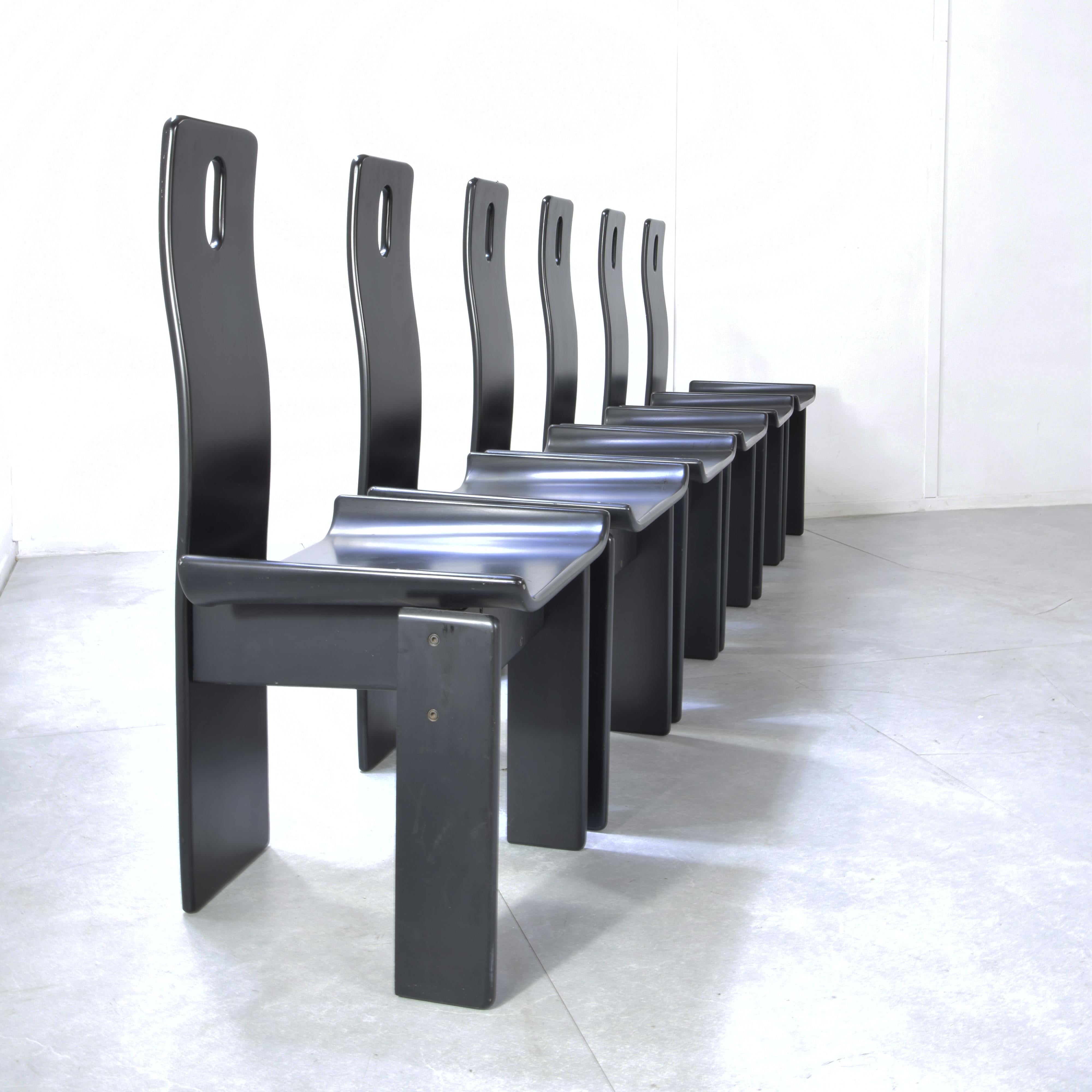 Chaises Edoardo Landi Diago pour Nikol 1970. Bon état - En vente à bari, IT