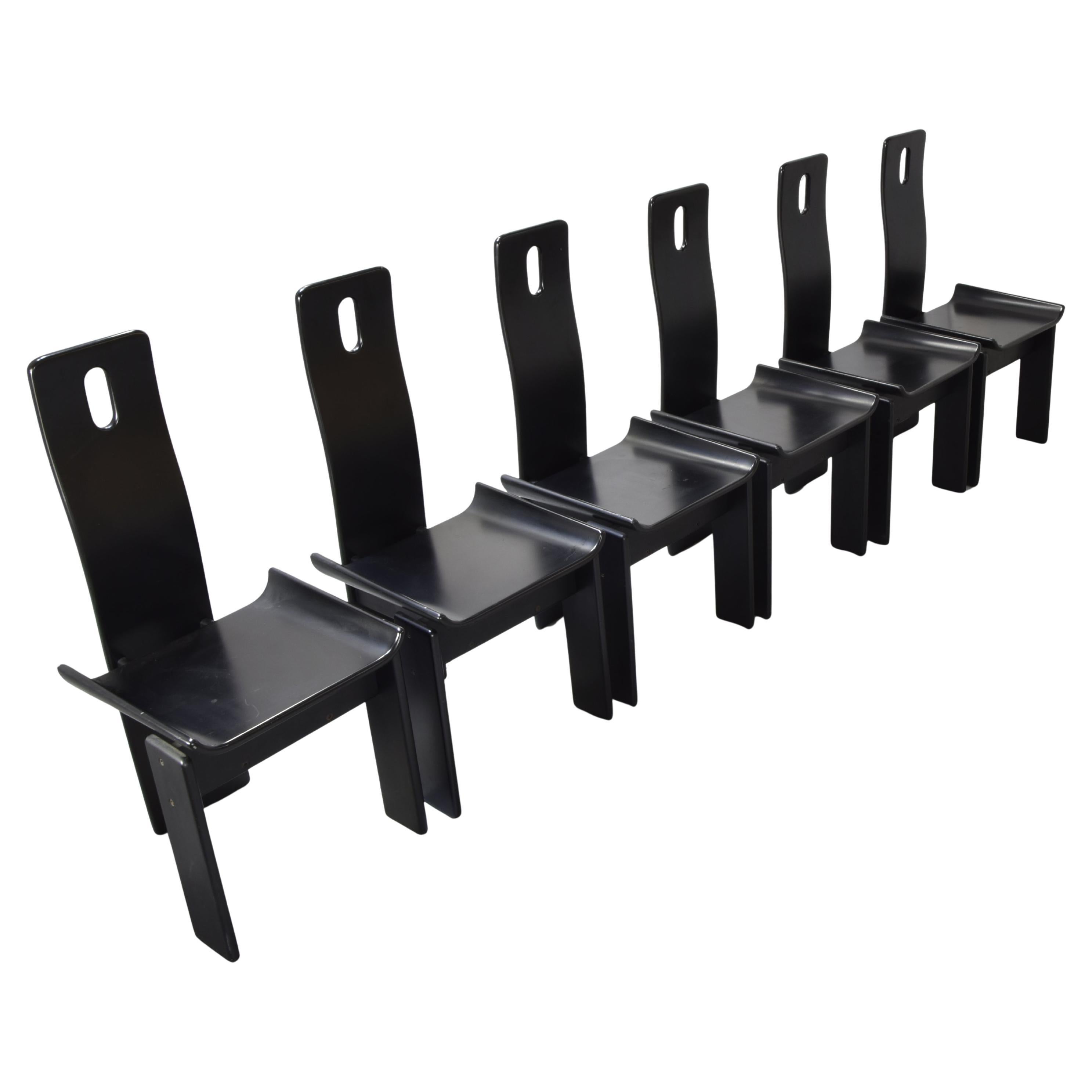 Chaises Edoardo Landi Diago pour Nikol 1970. en vente