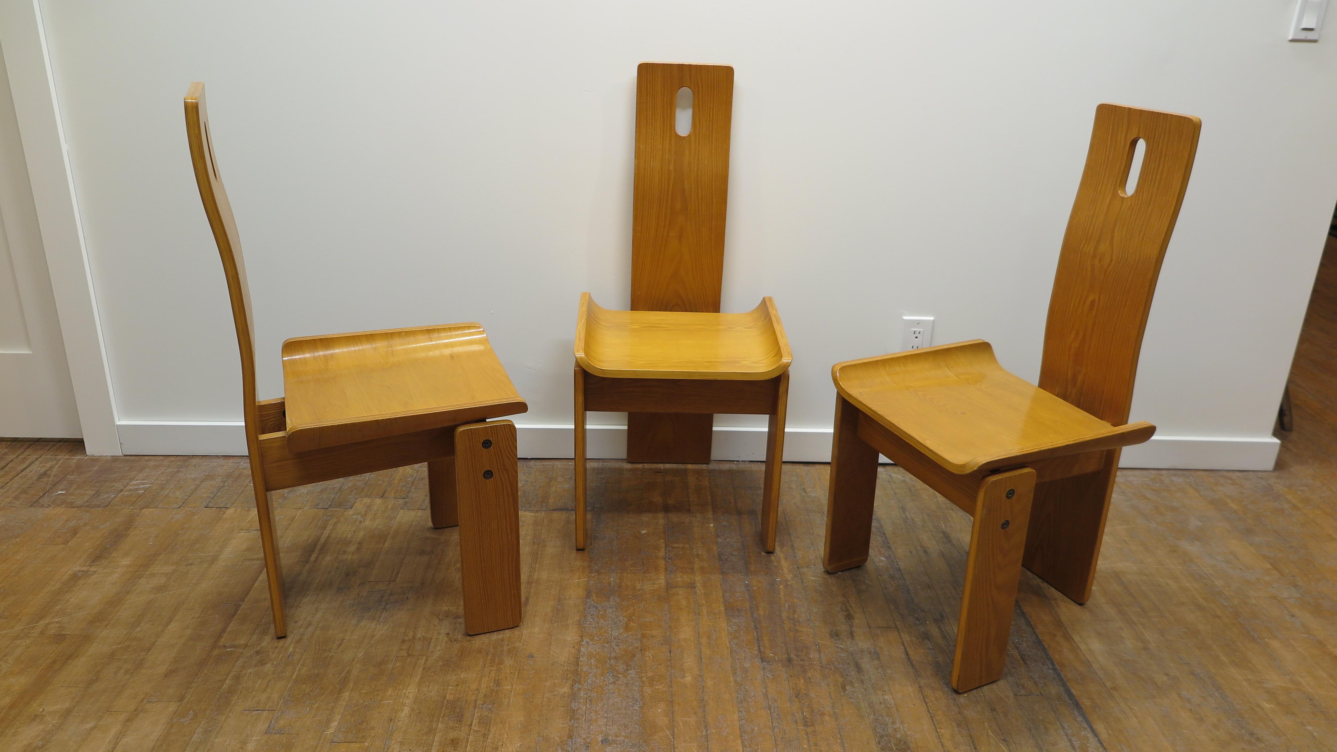 Mid-Century Modern Edoardo Landi Diego Dinning Chairs