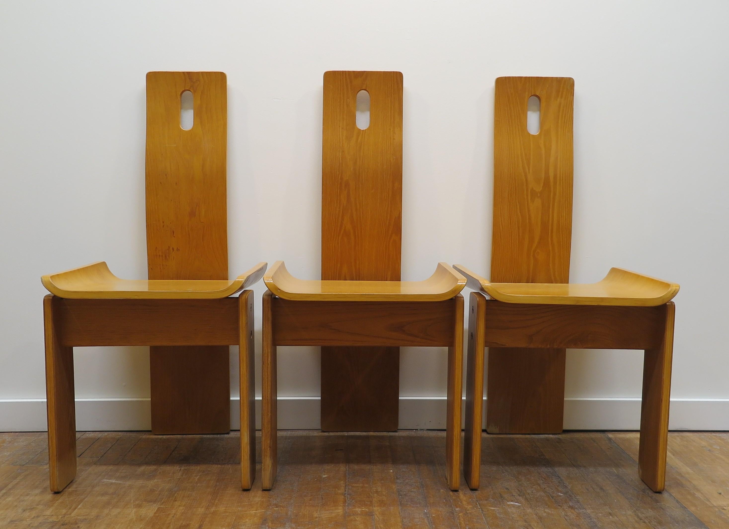 Late 20th Century Edoardo Landi Diego Dinning Chairs