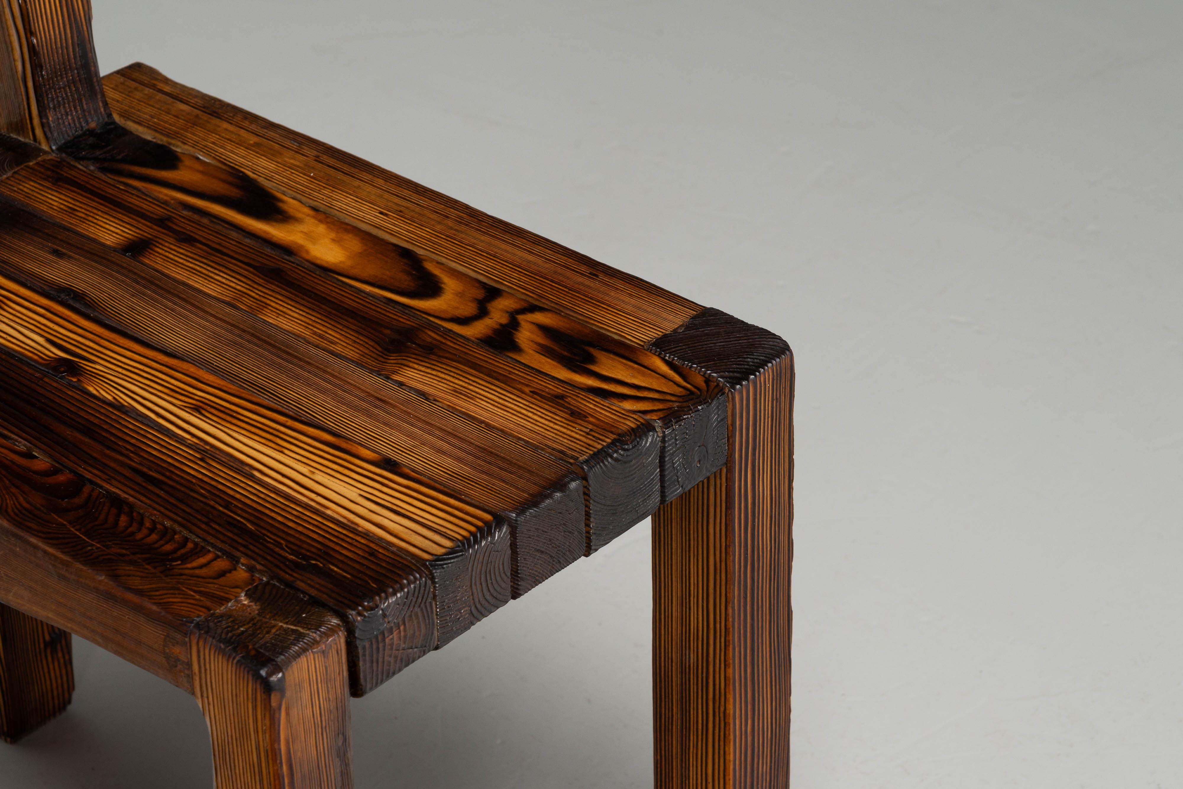 Edoardo Landi chaises de salle à manger set of 5 Studio D A Italy 1973 en vente 4