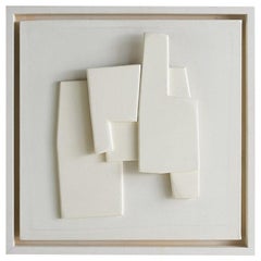 Edoardo Menini, Mixed Media on Canvas Artwork 'Ivory'