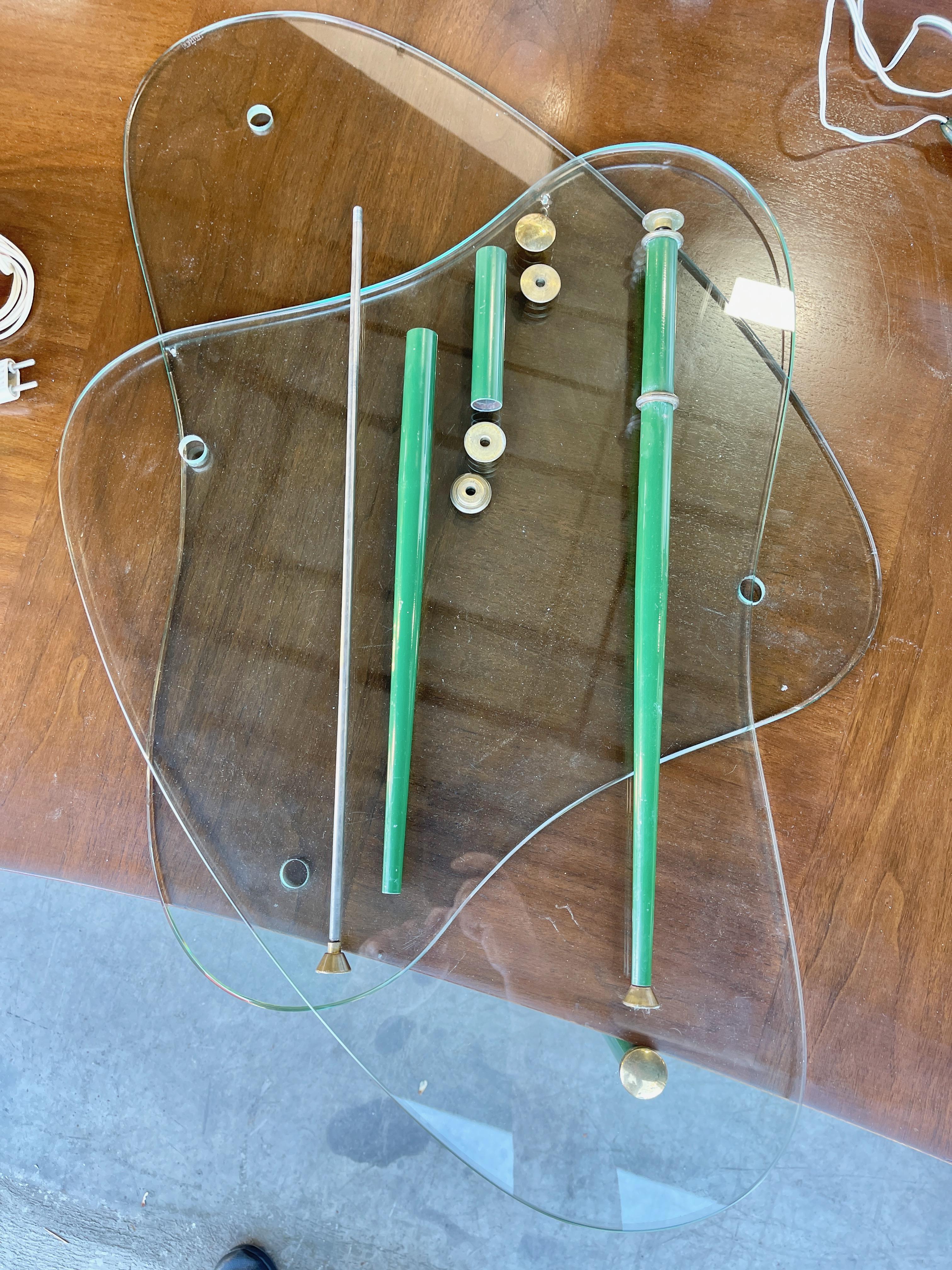 Table Arlecchino à double étage d'Edoardo Paoli pour Vitrex en vente 8