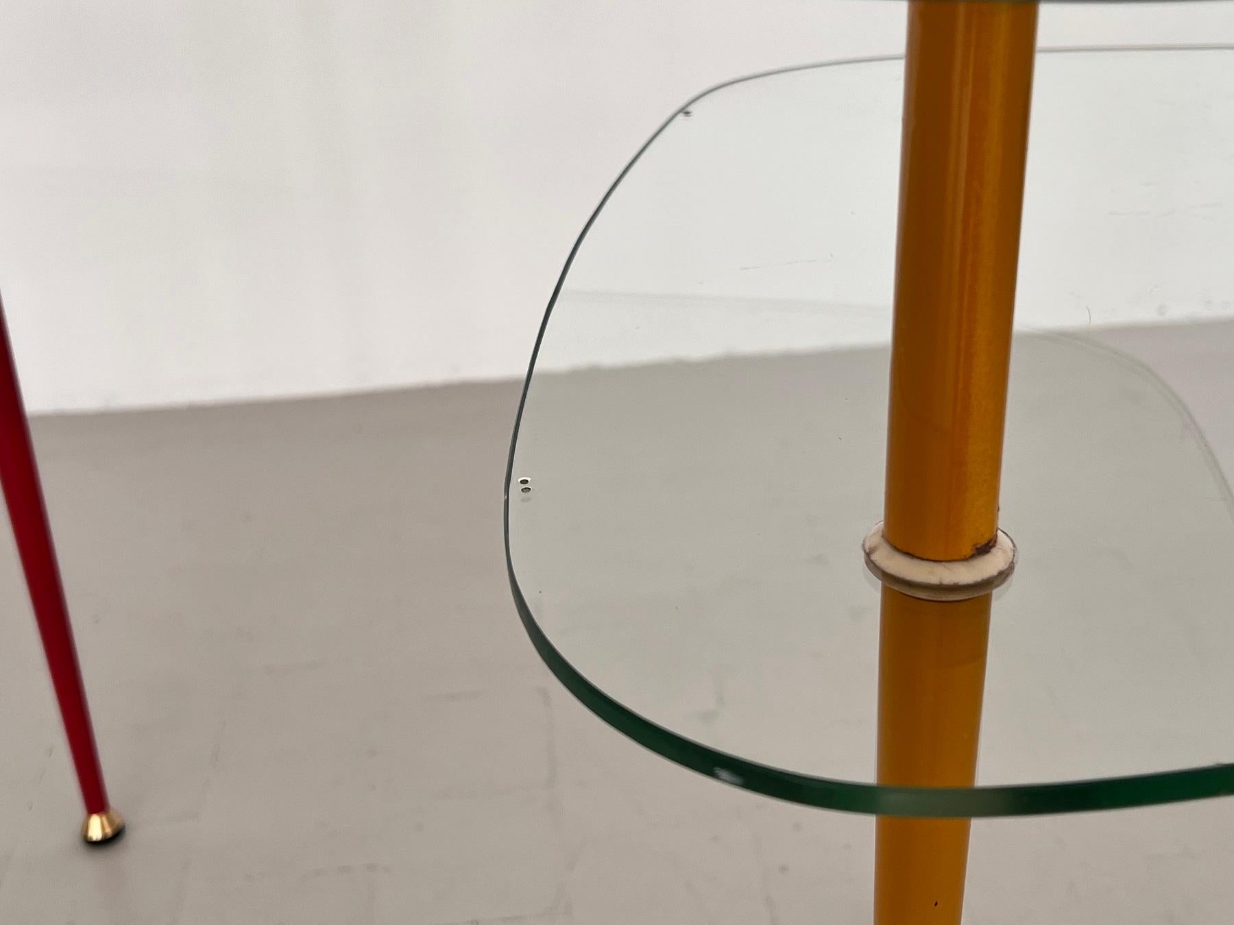Edoardo Paoli Italian Side Table 'Arlecchino' for Vitrex, 1950s For Sale 5