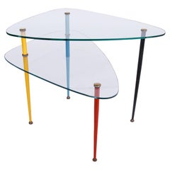 Edoardo Paoli Mid Century Italian Side Table 'Arlecchino' for Vitrex, 1950s