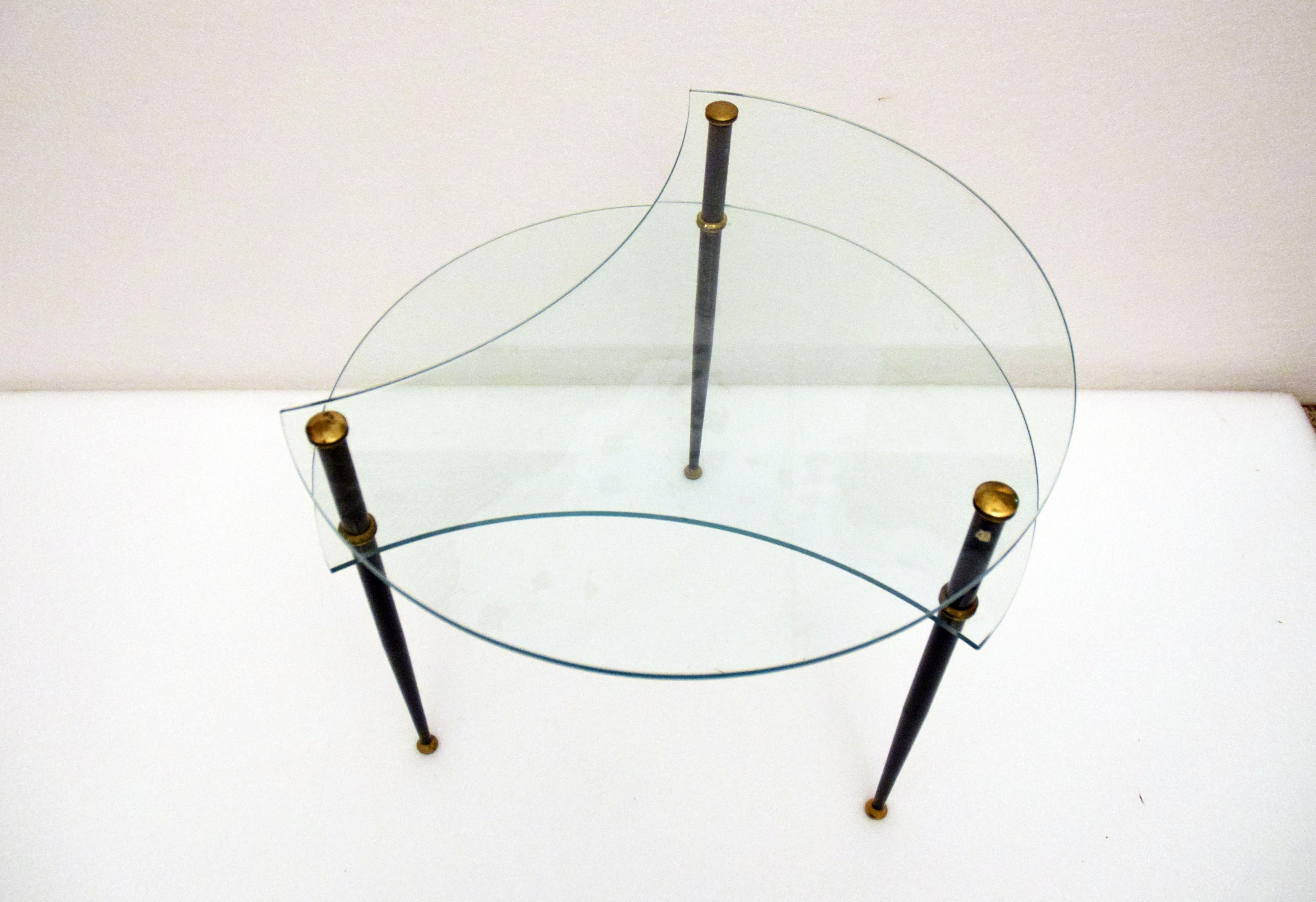 Table basse asymétrique Edoardo Poli pour Vitrex, 196 en vente 2