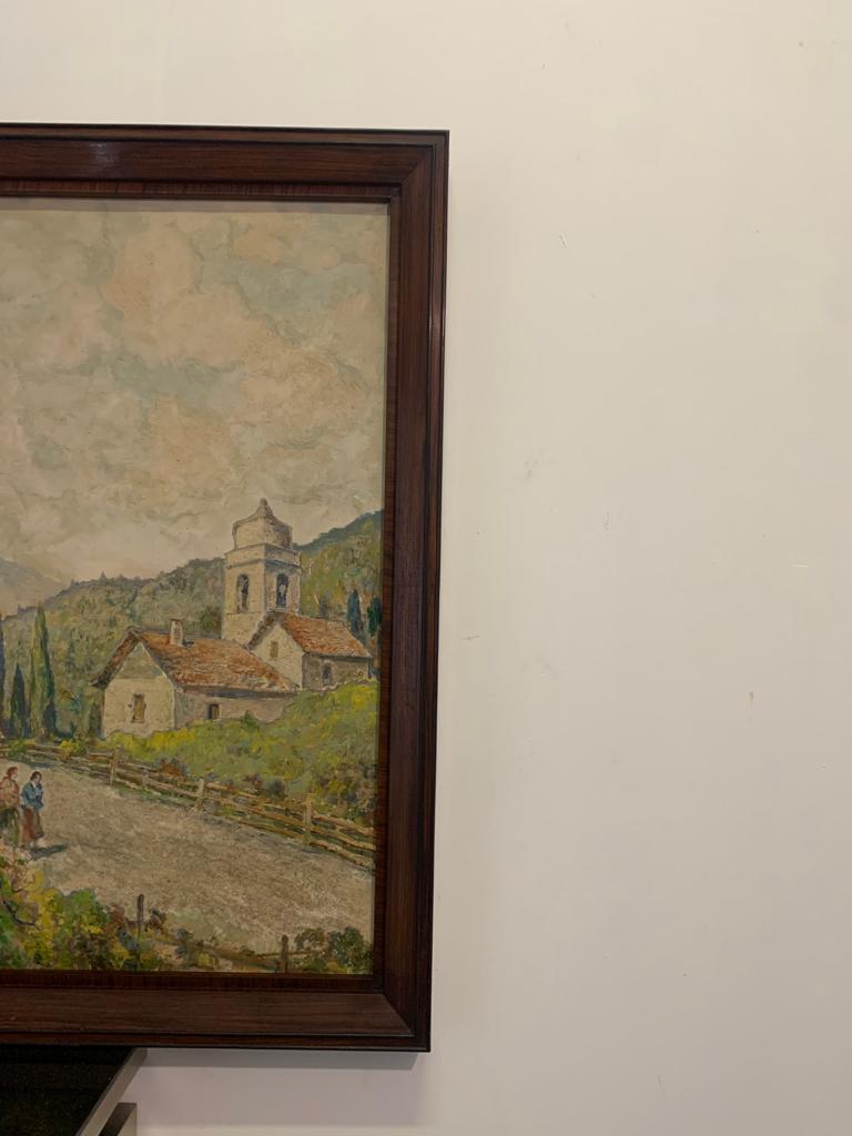Edoardo Togni, Mountain View, Oil on Canvas, Framed For Sale 7