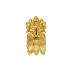 EdoEyen Phkachhouck 2.0 Lotus Flower Earrings in 18k Gold-Plated Brass