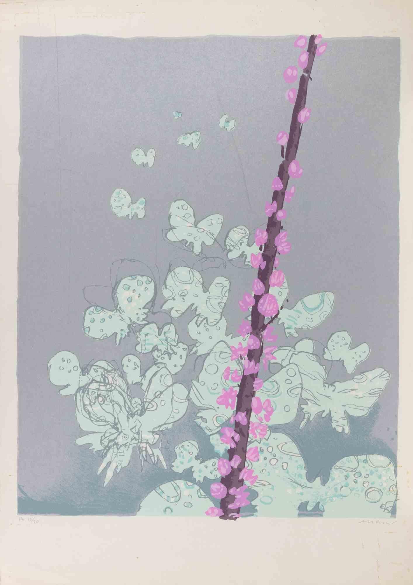 Lithographie realisiert von Edolo Masci.

Mit Bleistift handsigniert und nummeriert.

Einer von 20 Artist Proofs.

Guter Zustand,