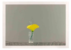 Stille Life with Vase of Flower - Lithograph by Edolo Masci - 1980s