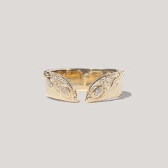 Edoría Open Wedding Ring in 14K Gold & Diamonds by Anastassia Sel Jewelry