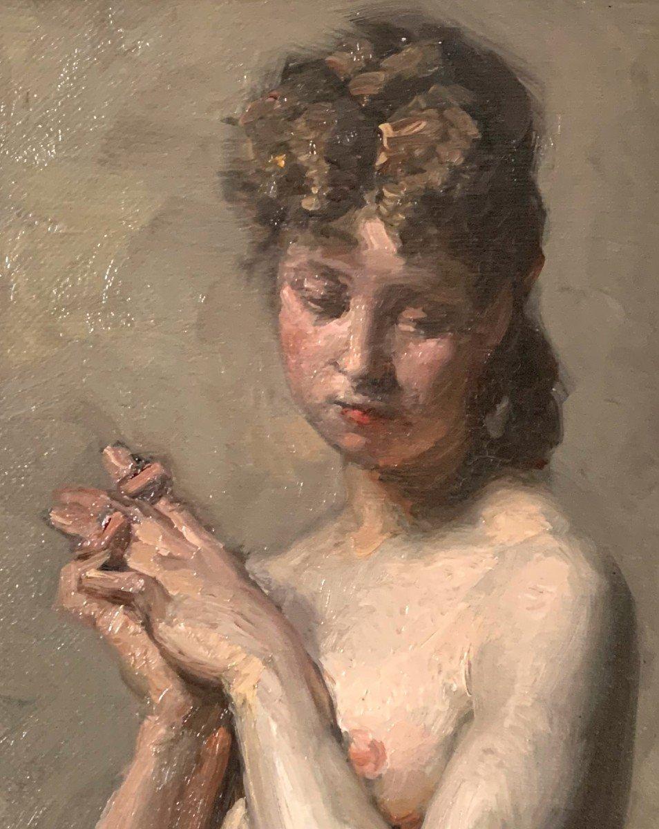 Nu Féminin Edouard Agneessens ( 1842/1885) en vente 2