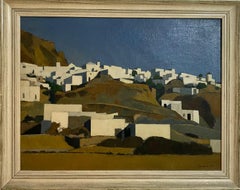 Isla griega de Edouard Arthur, Óleo sobre lienzo 50x67 cm