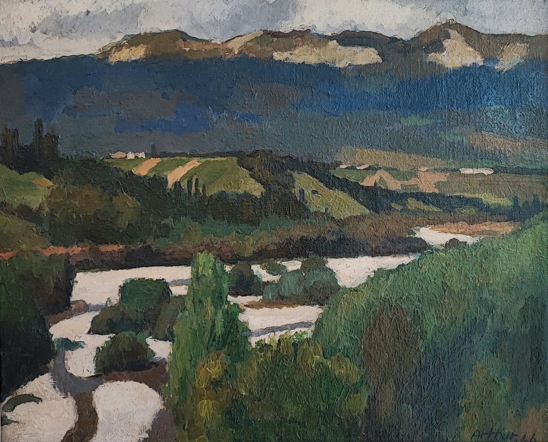 Edouard Arthur Landscape Painting - Landscape