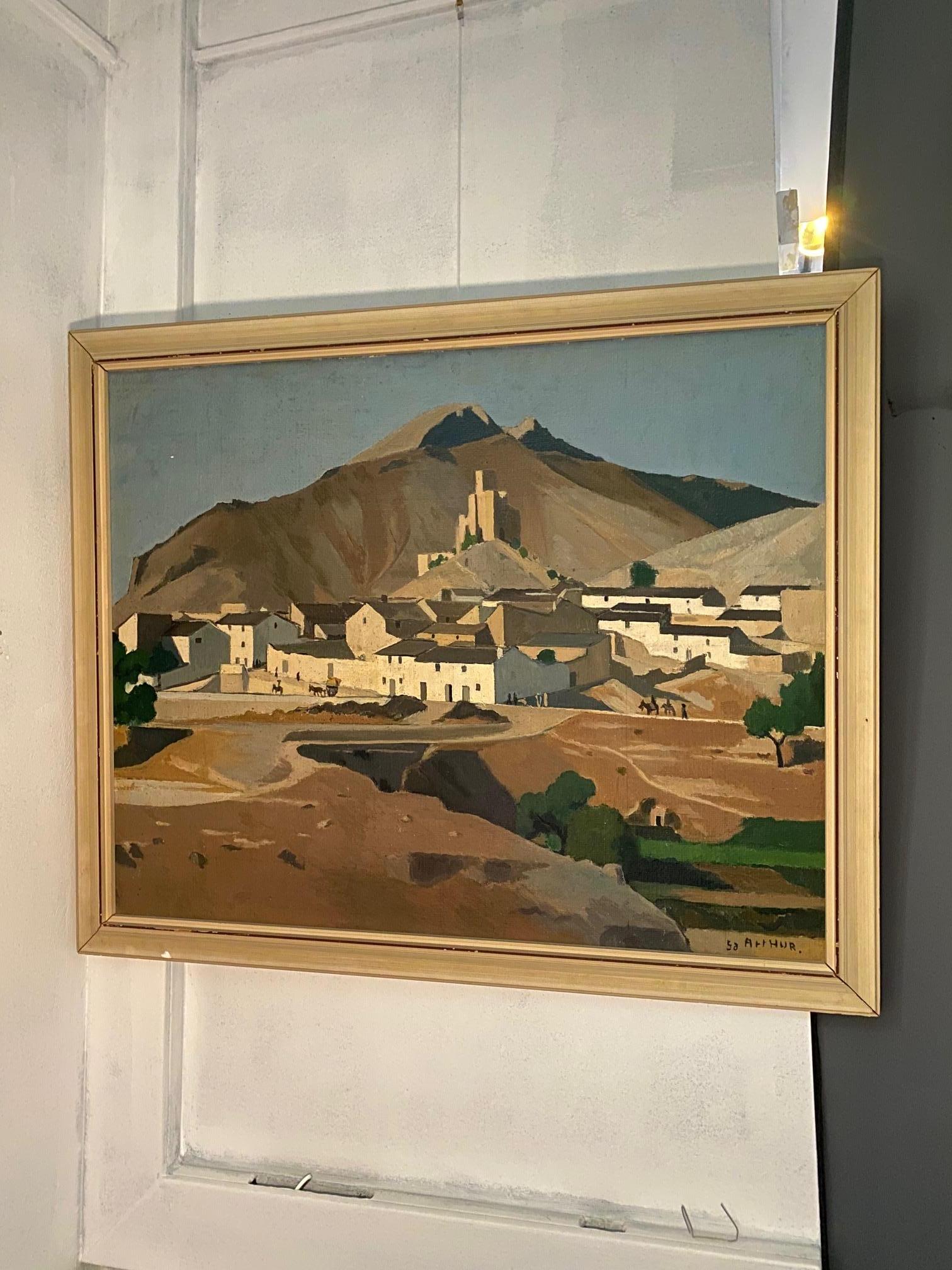 Paesaggio provenzale di Edouard Arthur, Olio su tela 82x66 cm 2