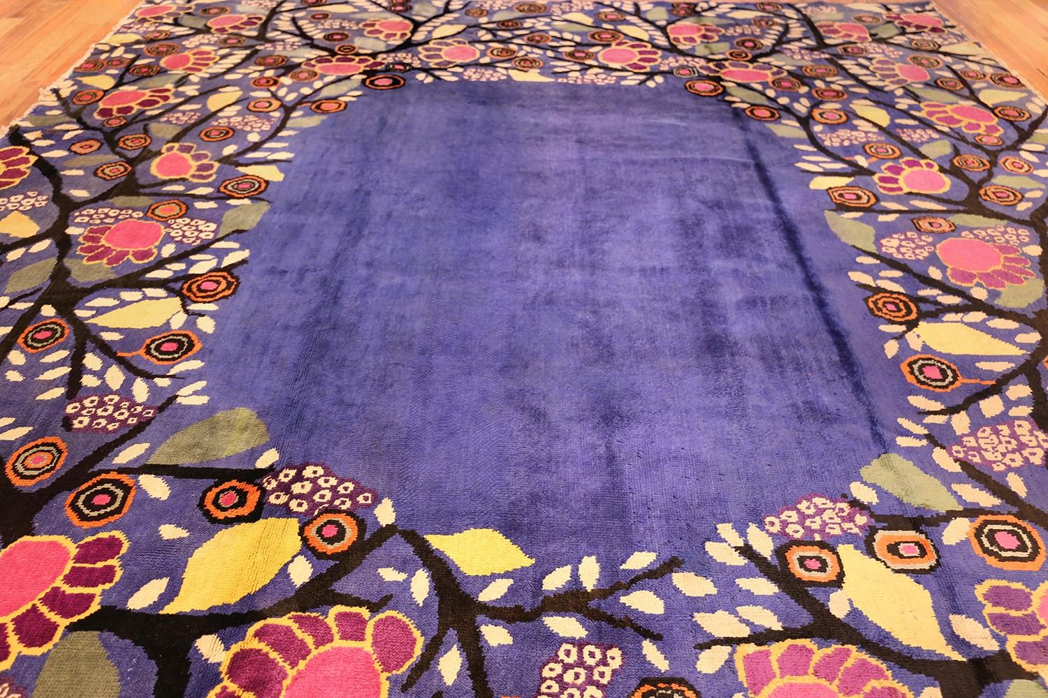 Edouard Benedictus French Art Deco Rug. 10 ft 10 in x 13 ft 2 in  In Excellent Condition For Sale In New York, NY