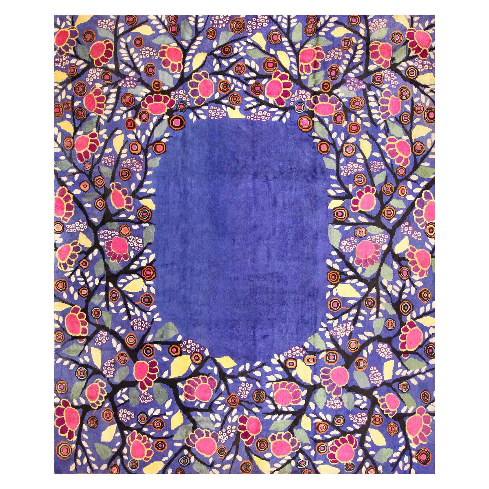 Nazmiyal Edouard Benedictus French Art Deco Rug. 10 ft 10 in x 13 ft 2 in 