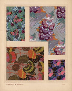 'Variations, 10' — 1920s French Art Deco Pochoir