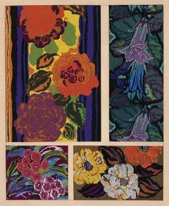 'Variations, 16' — 1920s French Art Deco Pochoir