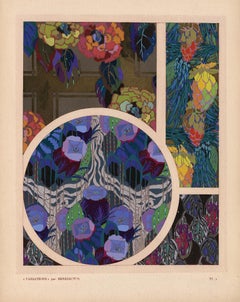 Variations, 2' - Pochoir Art Déco français des années 1920