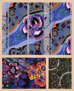 'Variations, 7' — 1920s French Art Deco Pochoir