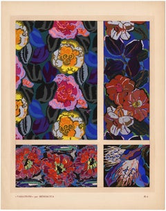 'Variations 8' — French Art Deco, Hand-Applied Pochoir Original