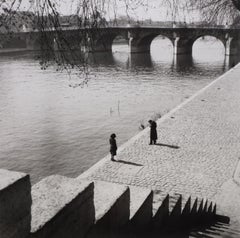 Francois Gall Oil on Canvas, Le Pont Neuf a Paris For Sale at 1stDibs