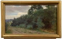 French Countryside, 1895, Impressionist, Forest, Rural Scene