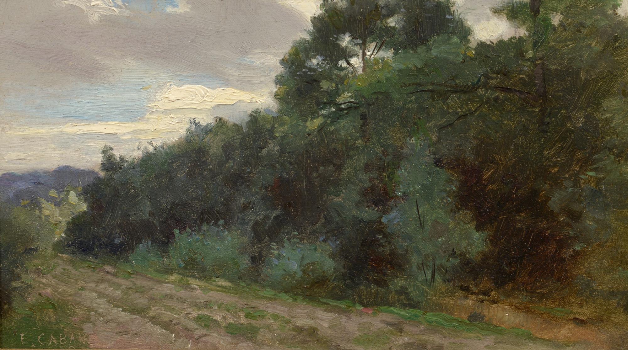 French Countryside, 1895, Impressionist, Forest, Rural Scene