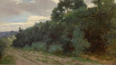 French Countryside, 1895, Impressionist, Forest, Rural Scene