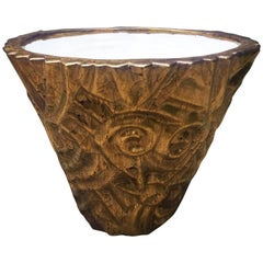 Edouard Cazaux, Große Keramikvase im Art déco-Stil, um 1930