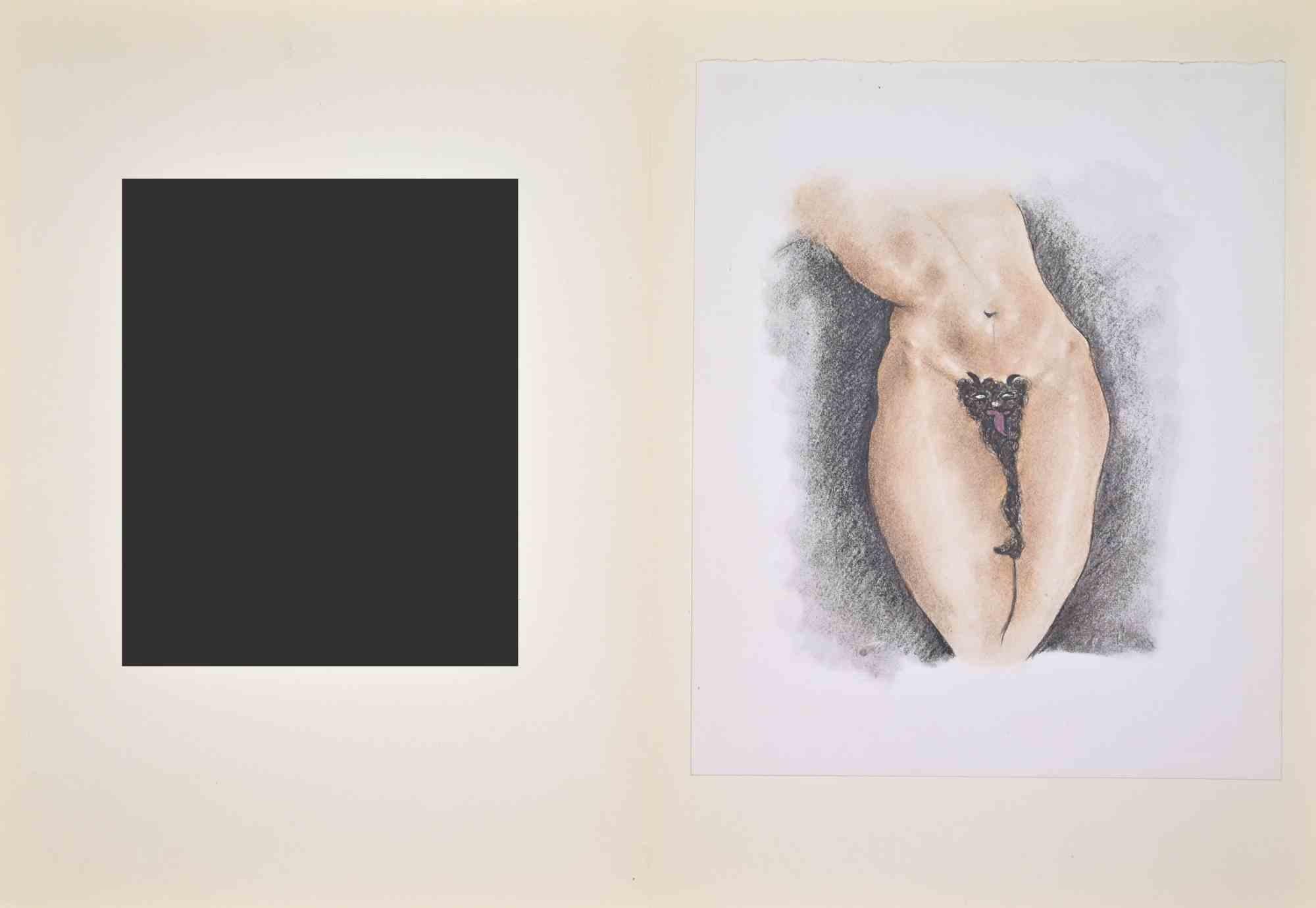Cauchemar - Lithograph by Edouard Chimot - 1932 For Sale 1
