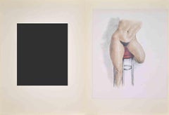 Chat Perché - Lithographie d'Edouard Chimot - 1932