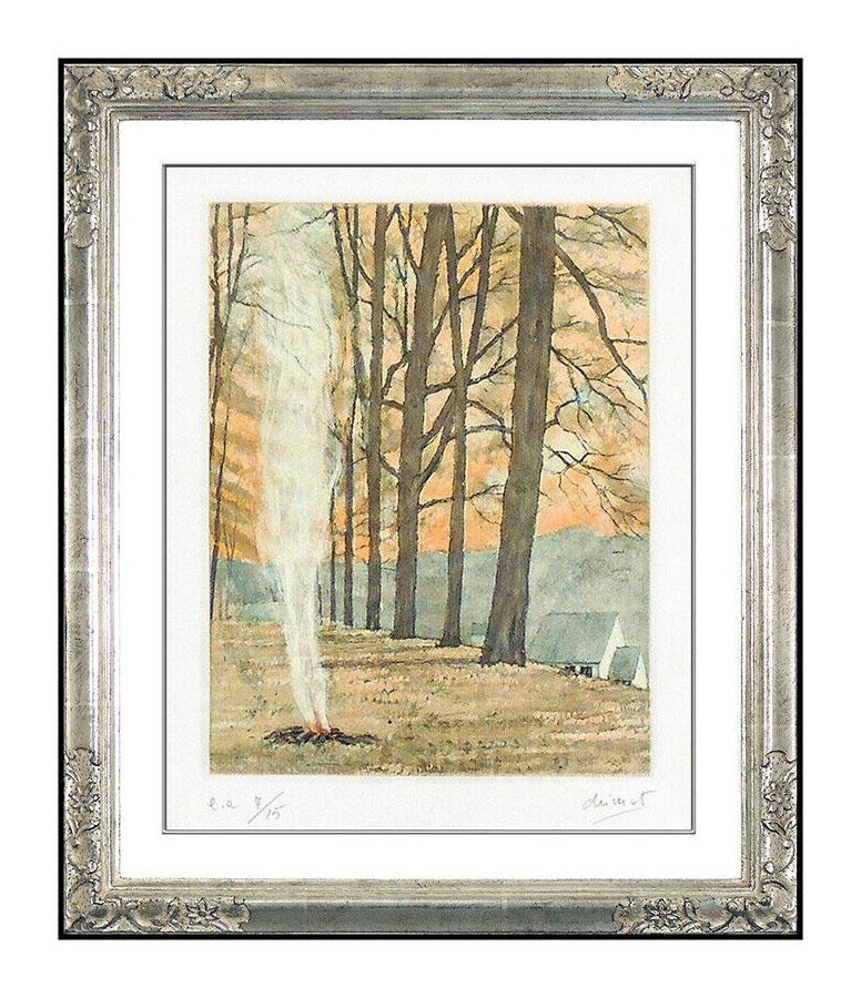 Edourad Chimot Authentic and Original Etching "Camp FIre", Professionally Custom Framed and listed with the Submit Best Offer option

Accepting Offers Now:  Up for sale here we have an Original Color Etching by Henri Matisse titled, "Camp Fire". 