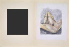 Le Chat qui Dort - Lithograph by Edouard Chimot - 1932