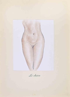 Le Chaton - Lithographie d'Edouard Chimot - 1932