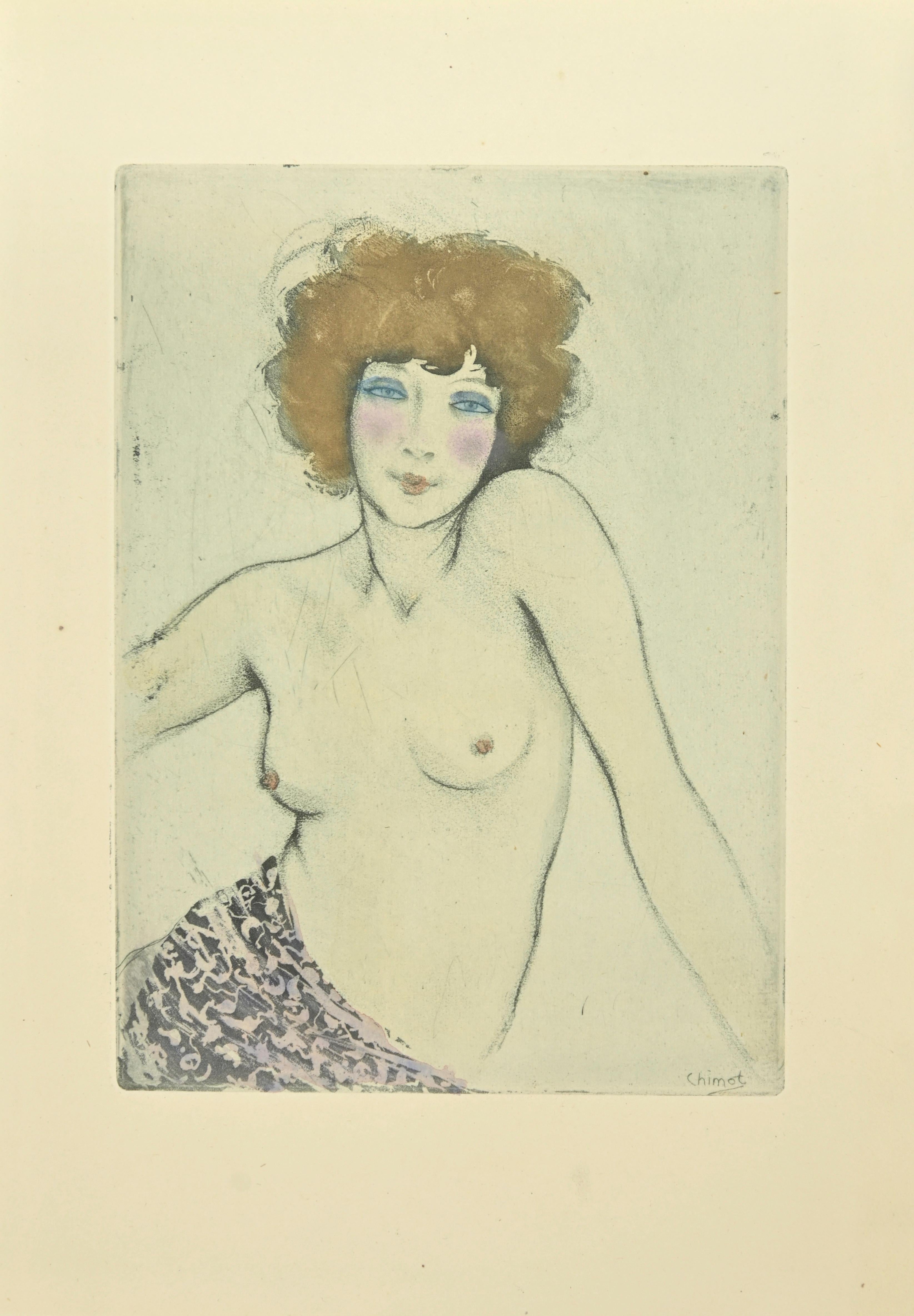 Nudo è un'incisione realizzata da Edouard Chimot negli anni '30.

Firmato sulla lastra dall'artista nell'angolo in basso a destra.

Buone condizioni.

Édouard Chimot (26 novembre 1880 - 7 giugno 1959) è stato un artista, illustratore ed editore