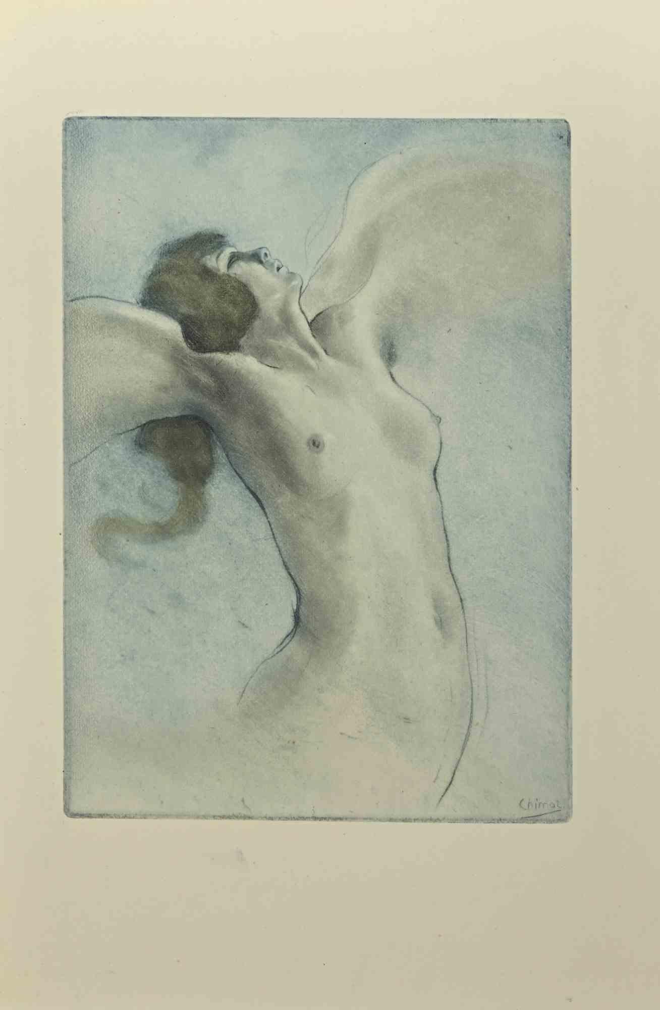 Akt mit Flügeln ist eine Radierung von Edouard Chimot aus den 1930er Jahren.

Signiert auf der Platte vom Künstler in der rechten unteren Ecke.

Gute Bedingungen.

Édouard Chimot (26. November 1880 - 7. Juni 1959) war ein französischer Künstler,