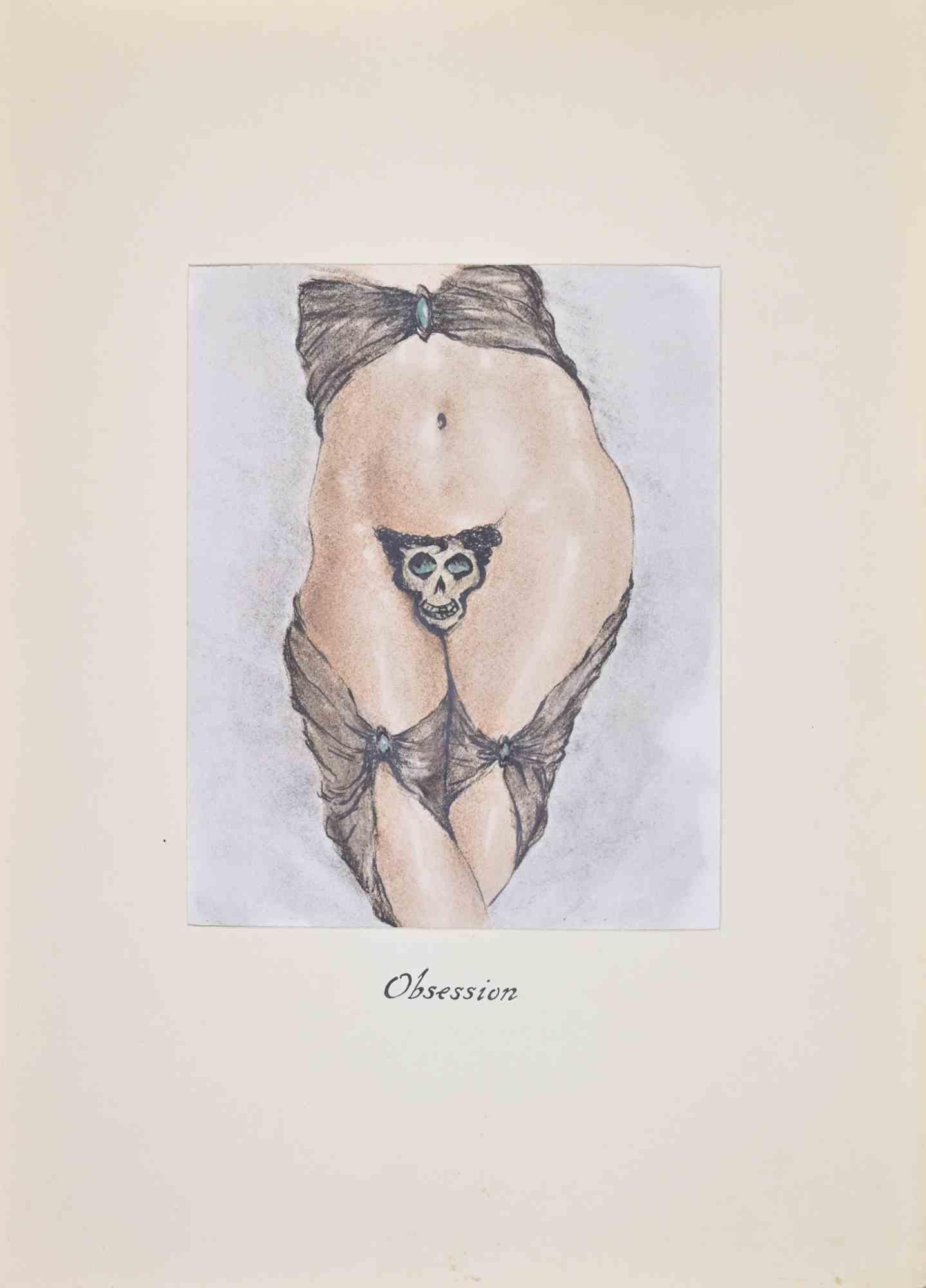Litografía realizada por Edouard Chimot en 1932.

Pertenece a la suite "Le Chat", en la que el autor clasifica y representa peinados púbicos que se vuelven progresivamente más surrealistas.

Muy buen estado.