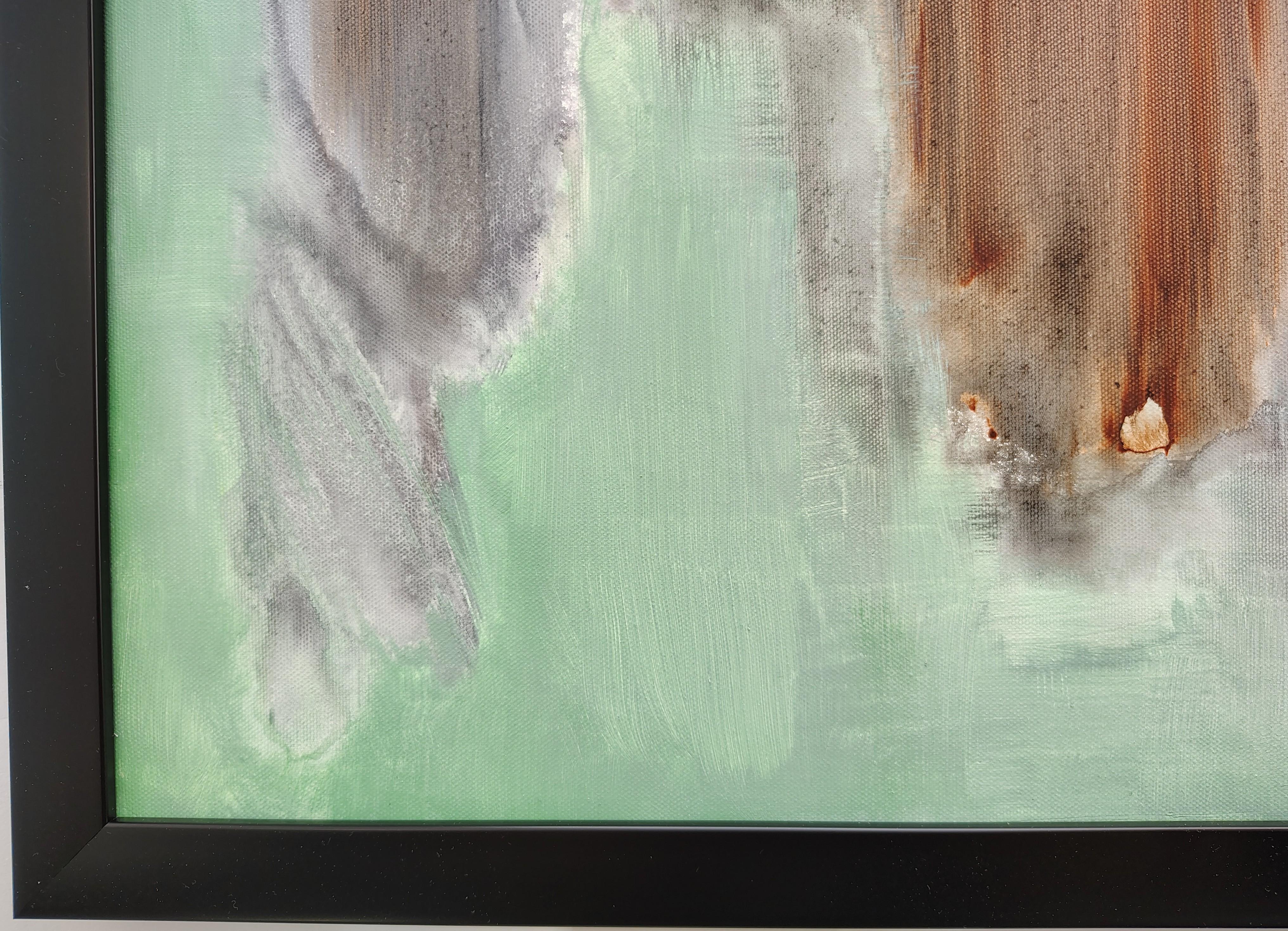 Modernist Abstract Expressionism Field Color Painting Canvas Original Signed EDL For Sale 5