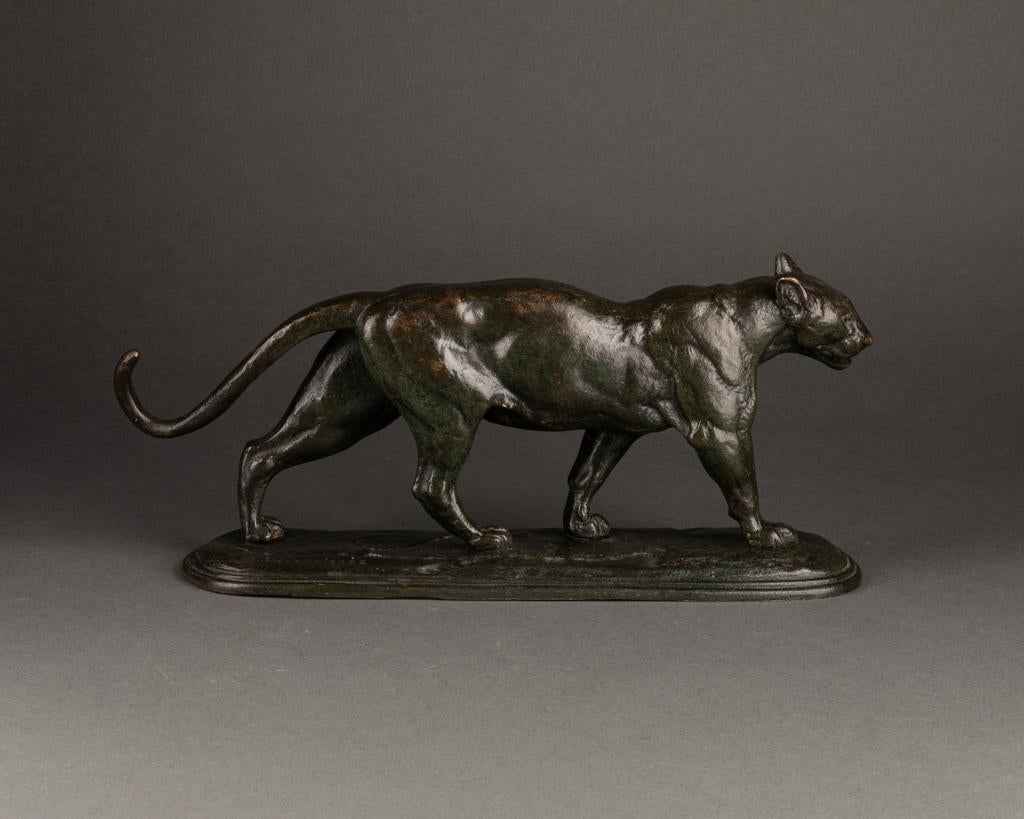 Edouard Delabrierre(1829-1910, France)

(Suiveur du maître français de l'art animalier au XIXème siècle Antoine-Louis Barye : pupil of most famous french animal in XIXth century sculptor Antoine-Louis Barye)

