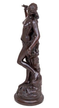 Sculpture en bronze Daphne d'Edouard Drouot