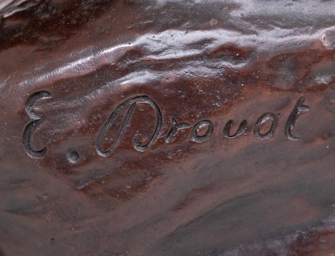 Edouard Drouot Escultura de bronce 
