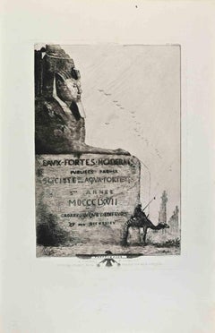 A Cadart & Luquet - Etching by Edouard Dufeu - 1870s