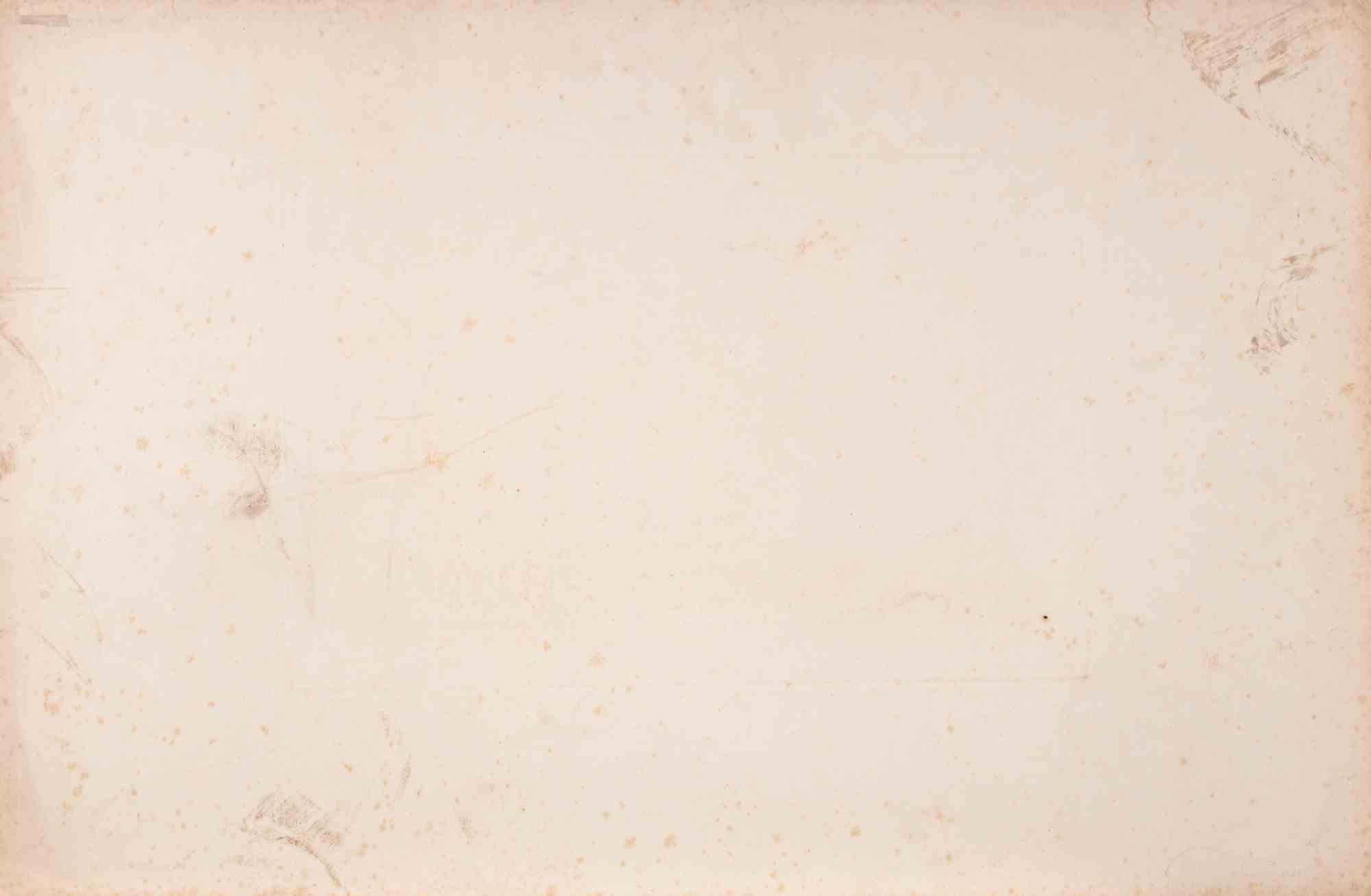 Tombeau des Kalifes - Etching by Edouard Dufeu - 1864 For Sale 1